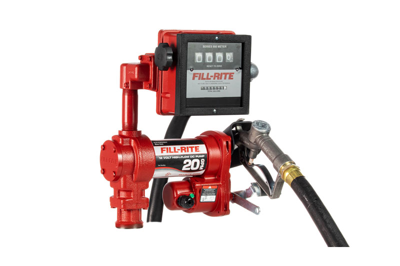 FR4211H 20 GPM 12 Volt Pump/Meter, Hose, Manual Nozzle – Phoenix Pump, Inc.