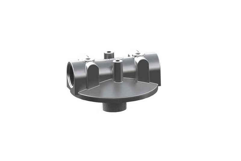 810 1.5" NPT Alum Filter Head Holds 800 Series Filters