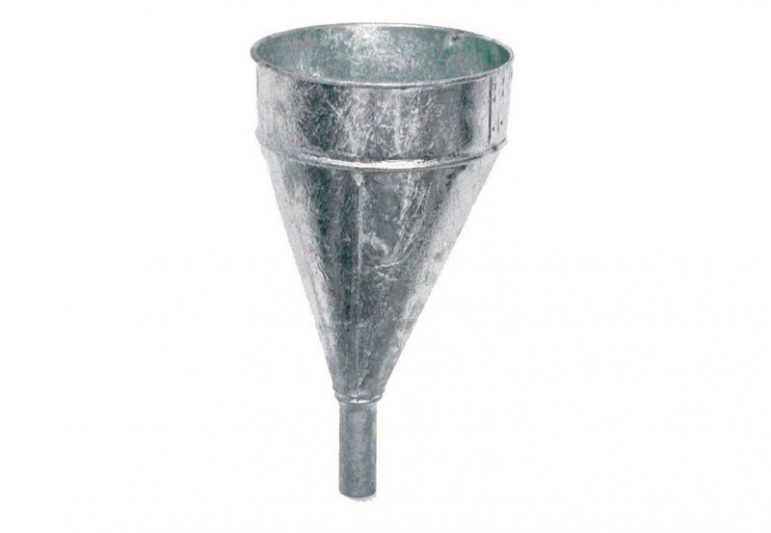 6 Quart Galvanized Funnel Phoenix Pump Inc