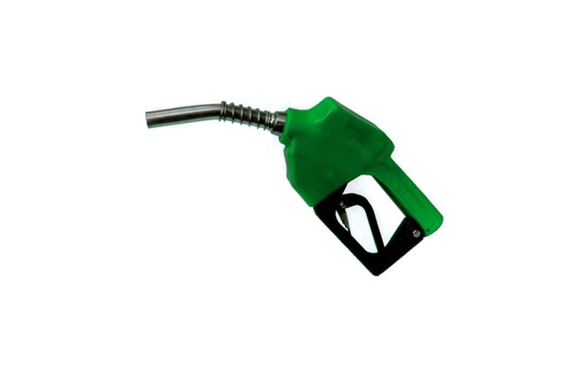 Harco Automatic Nozzle 3/4" Leaded Spout, Green Cover